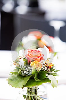 Wedding floral arrangement