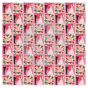 Wedding and flower background