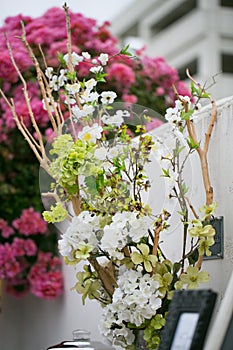 Wedding flowers and bouquet