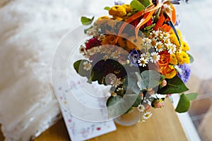 Wedding flowers decoration bride bouquet