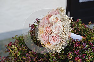 Wedding flowers decoration bride bouquet