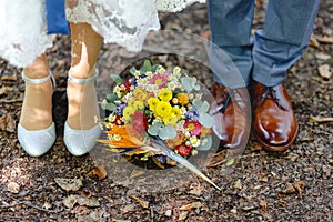 Wedding flowers decoration bride bouquet