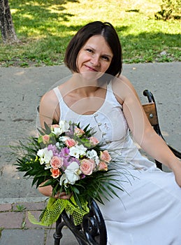 Wedding flowers - outdoor