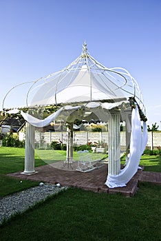 Wedding gazebo photo