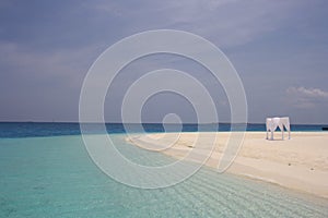 Wedding gazebo in the Maldives