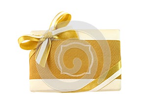 Wedding gift box isolated