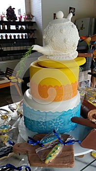 Wedding gigante cake photo