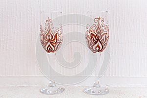 Wedding glasses