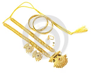 Wedding gold jewelry