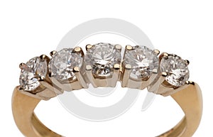 Wedding gold ring