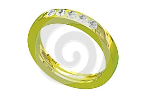 Wedding gold ring