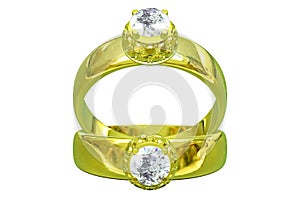 Wedding gold ring