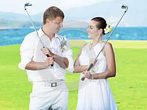 Wedding golf