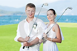 Wedding golf