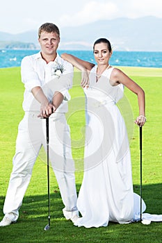 Wedding golf