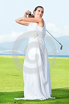 Wedding golf