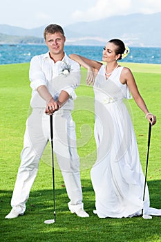 Wedding golf