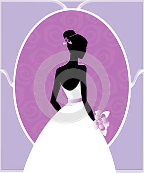 Wedding gown silhouette