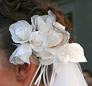 Wedding hairstyle photo