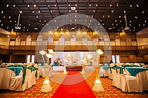 Wedding hall decoration