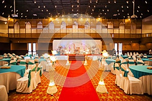 Wedding hall decoration