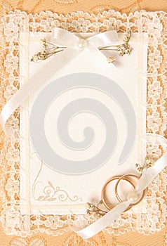 Wedding invitation card