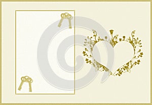 Wedding invitation card