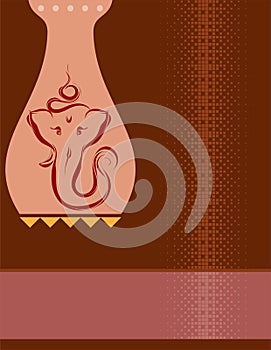 Wedding Invitation Card Ganesha