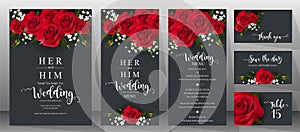 Wedding Invitation card templates .