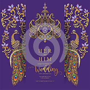 Wedding Invitation card templates . photo