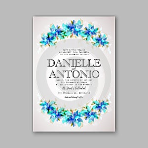 Wedding invitation template