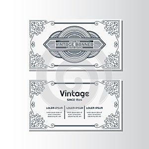 Wedding Invitation Vintage flyer background Design Template