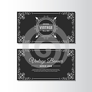 Wedding Invitation Vintage flyer background Design Template