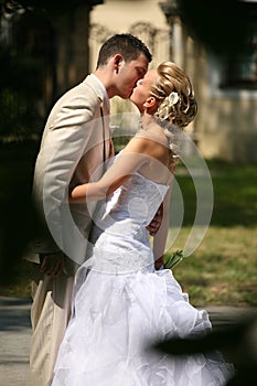 Wedding kiss