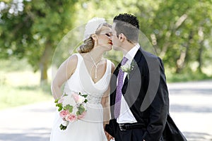 Wedding kiss