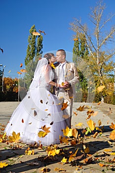 Wedding kiss