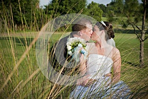 Wedding kiss