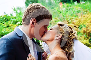 Wedding kiss