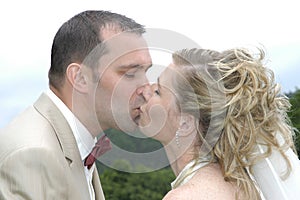 Wedding kiss