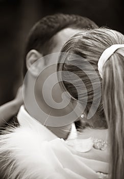 Wedding kiss