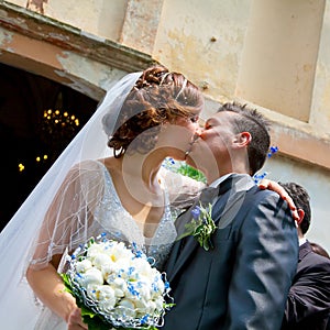 Wedding kiss