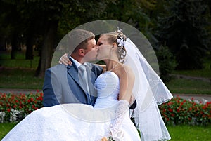 Wedding kiss