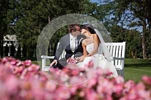 Wedding kiss