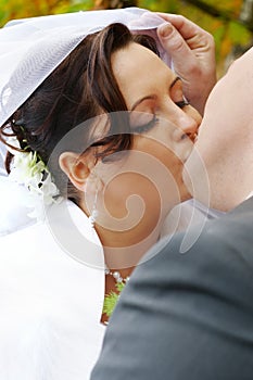 Wedding kiss