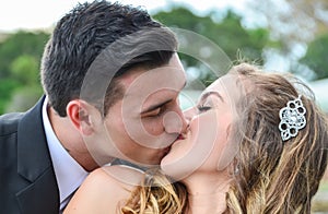 Wedding kiss