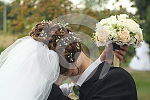 Wedding kiss