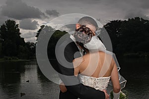 Wedding kiss