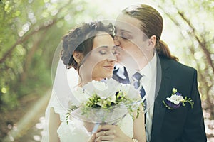 Wedding kiss