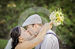 Wedding kiss