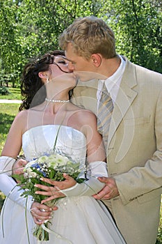 Wedding kiss